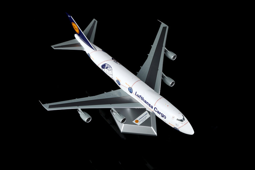 SQ Wings Lufthansa Cargo "Service Revolution" Boeing 747-200 D-ABZF Interactive Series 1/200 Scale Model
