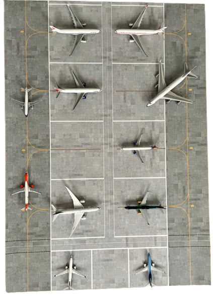 AMS 1/400 & 1/500 Scale Airport Parking Stands Paper Mat