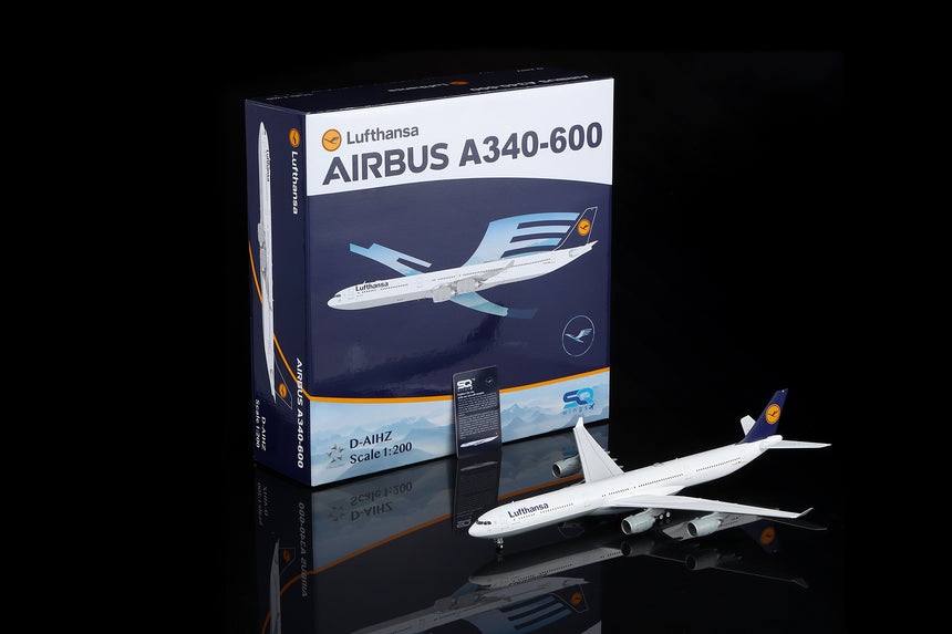 SQ Wings Lufthansa Airbus A340-600 D-AIHZ 1/200 Aircraft Scale Model
