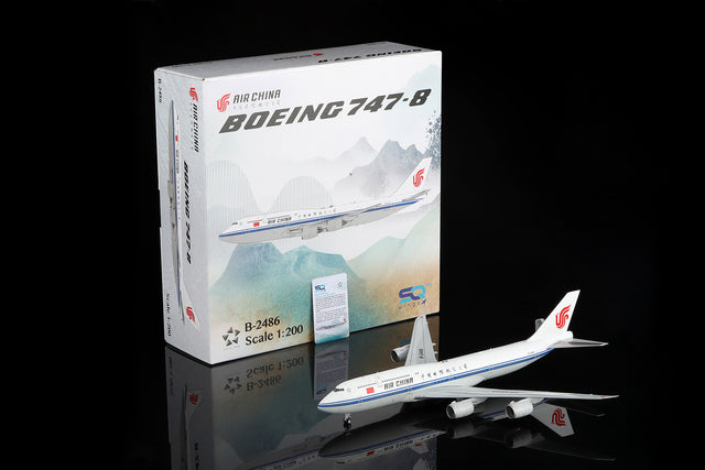 SQ Wings Air China Boeing B747-8 B-2486 1/200 Aircraft Scale Model