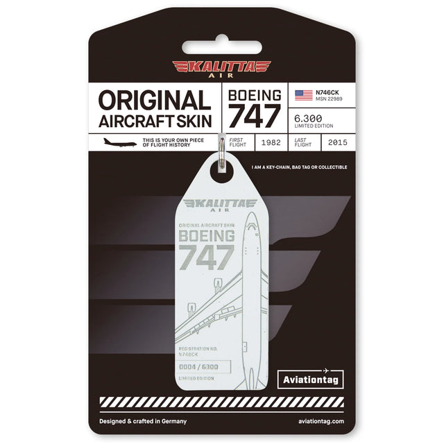 AviationTag Kalitta Boeing 747 - N746C White