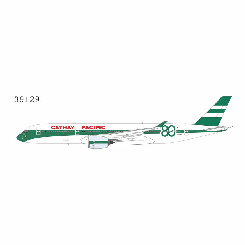 NG Models Cathay Pacific Airways 80th Anniversary livery Airbus A350-900 B-LRJ 1/400 Aircraft Scale Model