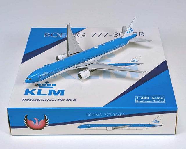 Phoenix KLM Boeing B777-300ER PH-BVD 1/400 Aircraft Scale Model