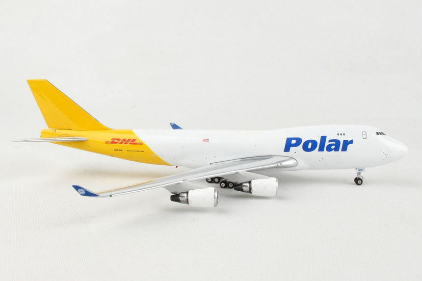 Phoenix DHL Polar Cargo Boeing 744-46NF N451PA 1/400 Scale