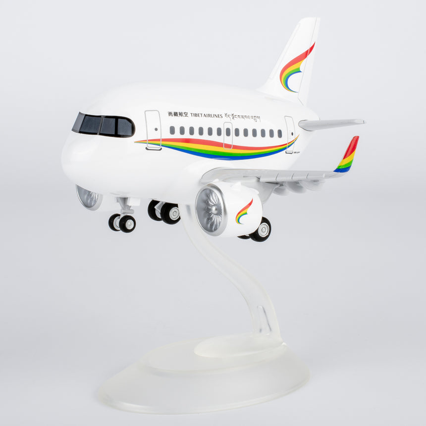 NG Models Tibet Airlines Airbus A319 (Cartoon Edition) Snap-Fit Aircraft Scale Model