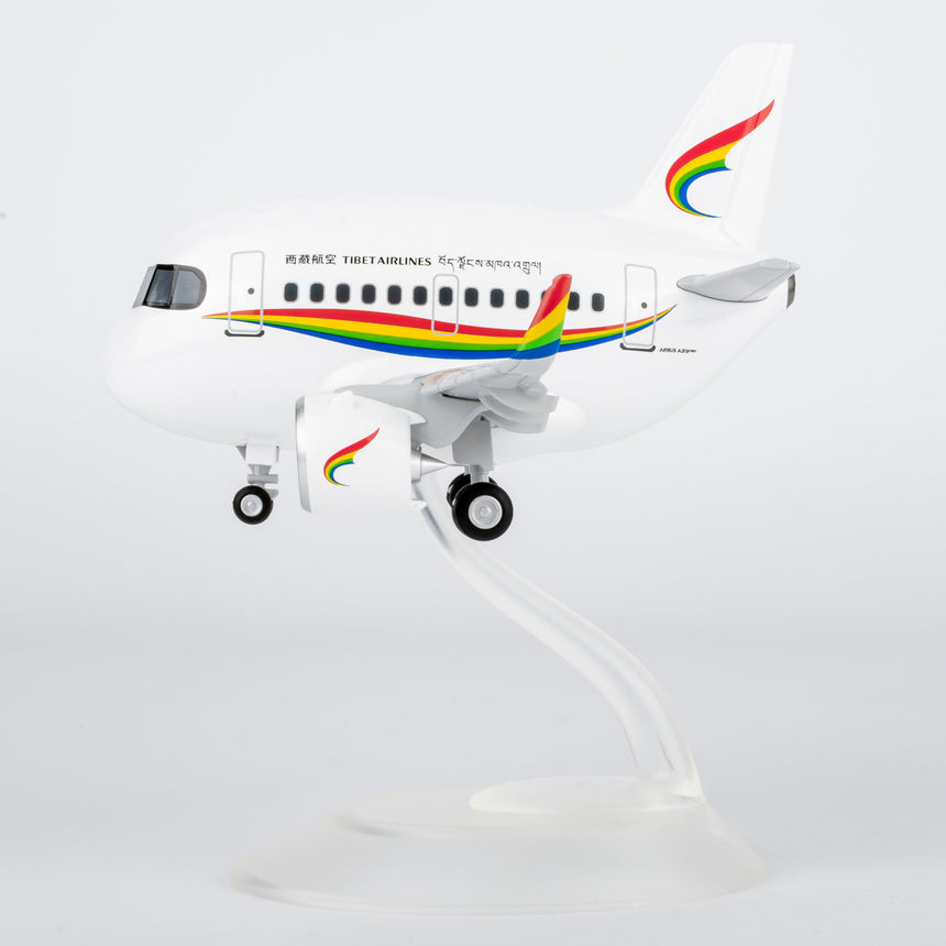 NG Models Tibet Airlines Airbus A319 (Cartoon Edition) Snap-Fit Aircraft Scale Model