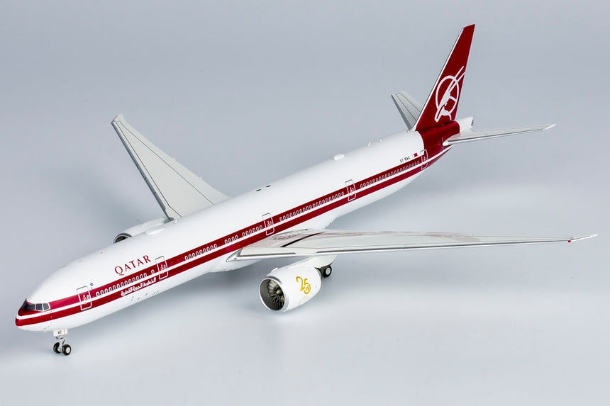 NG Models Qatar Airways Boeing 777-300ER A7-BAC 25th Anniversary Retro Lite Edition 1/400 Scale