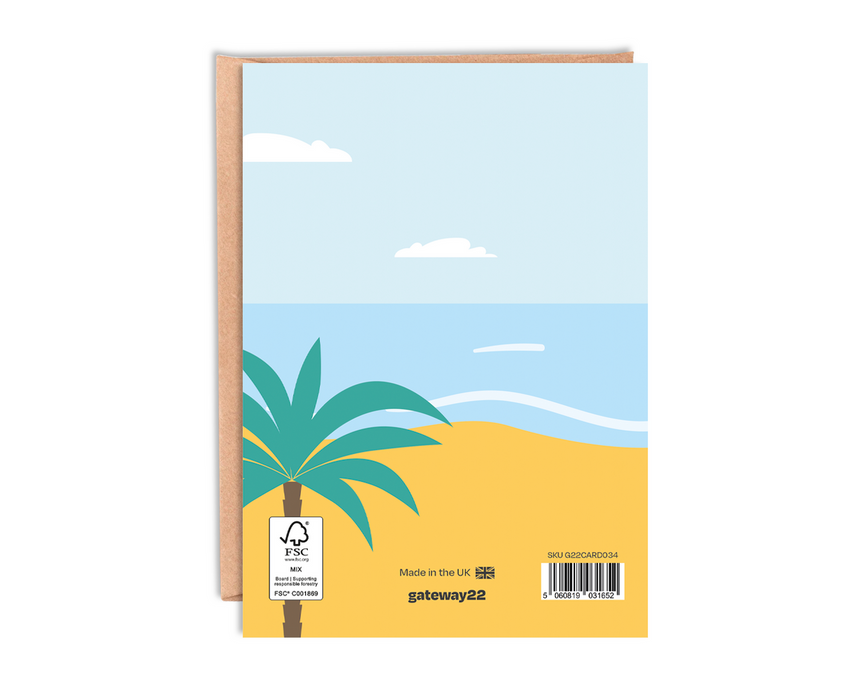 Time to Relax Birthday Card With Envelope