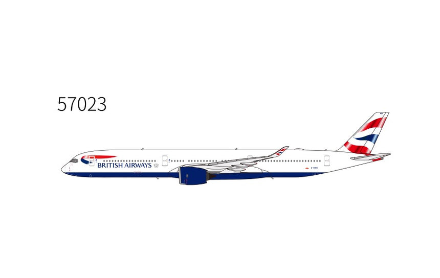 NG Models British Airways Airbus A350-1000 G-XWBK 1/400 Aircraft Scale Model
