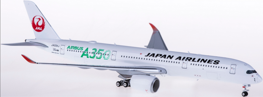 Phoenix JAL Japan Airlines Airbus A350-900 'Green' JA03XJ 1/400 Aircraft Scale Model