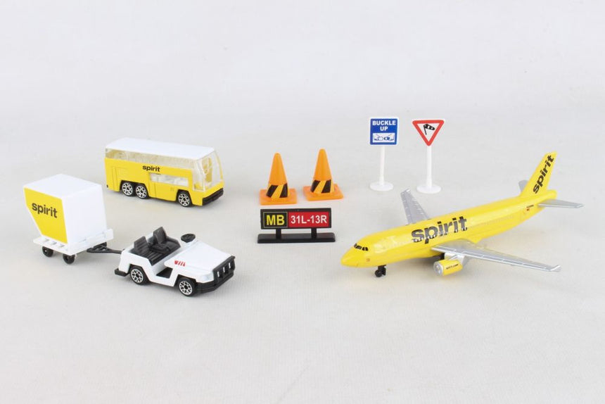 Spirit Airlines Model Airport Play Set Toy