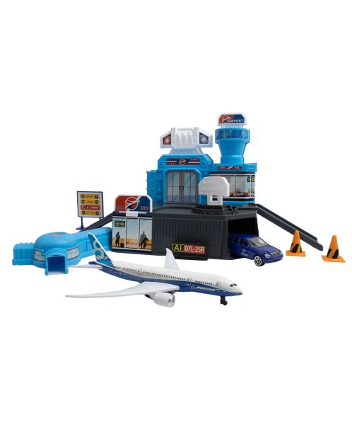 Airport Terminal Playset Toy (with Boeing Plane)