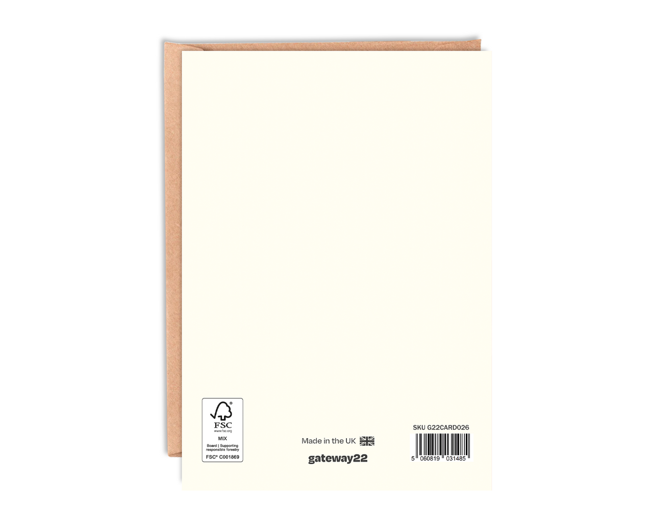 Suitcase Birthday Card With Envelope