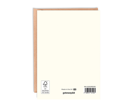 Suitcase Birthday Card With Envelope