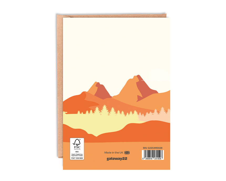 Time to Travel Blank Card With Envelope