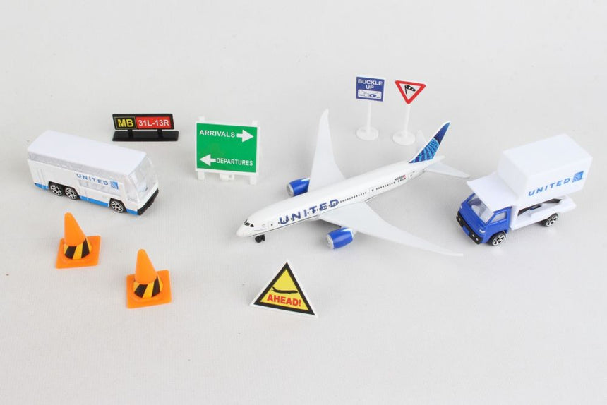 United Airlines Airport Play Set Toy