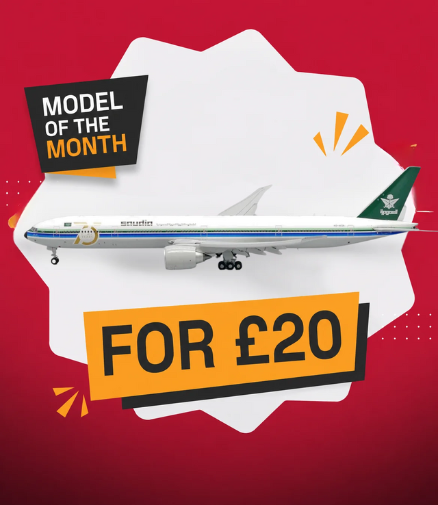 Phoenix Saudi Arabian Boeing 777-300ER Retro Livery HZ-AK28 1/400 Scale