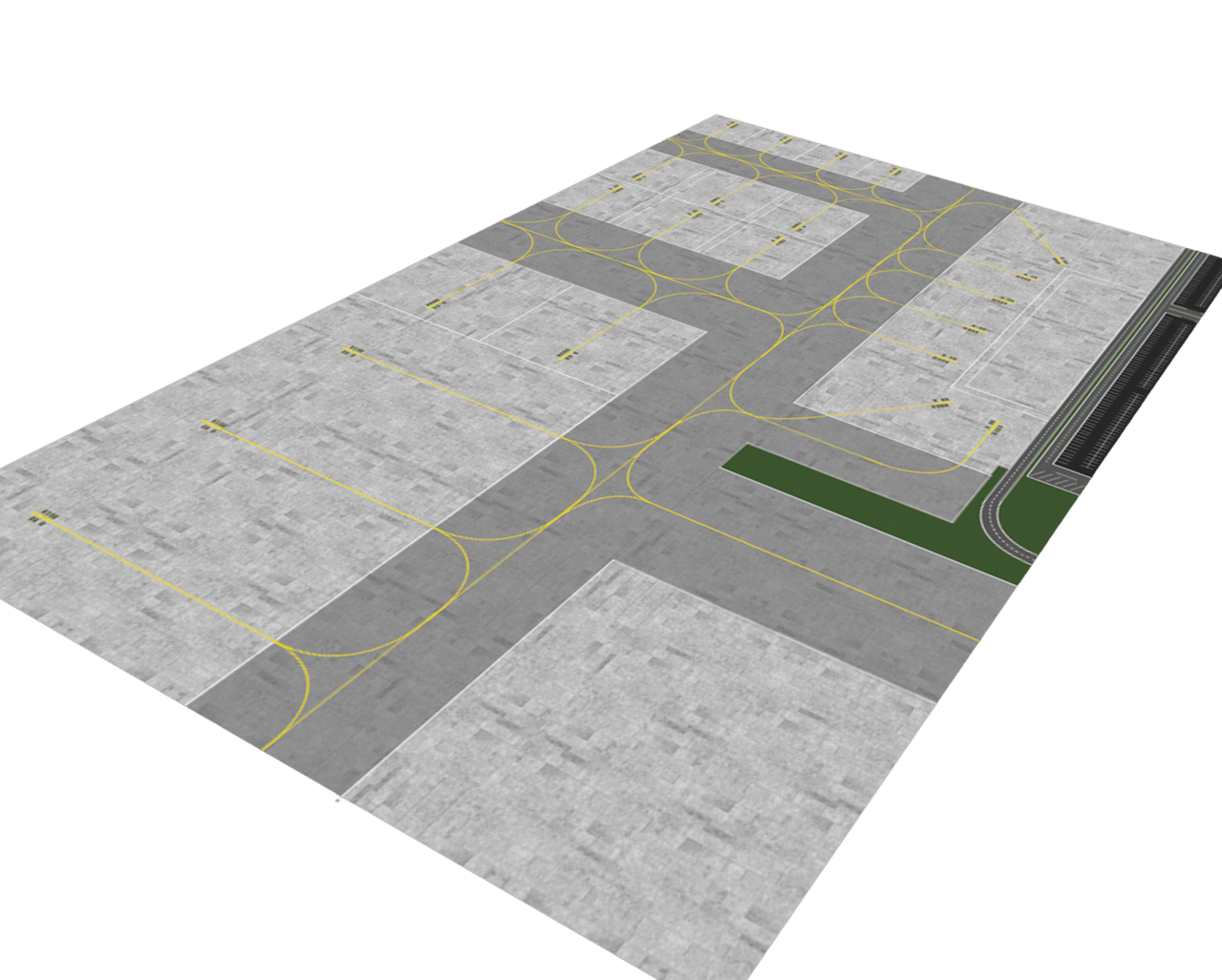AMS 1/400 Scale Two Sheet Paper Airport Mat