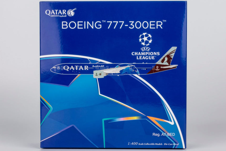NG Models Qatar Airways Boeing 777-300ER A7-BED 1/400 Aircraft Scale Model