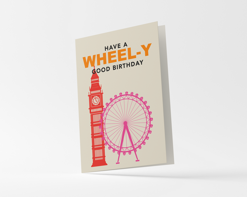 London Birthday Card With Envelope
