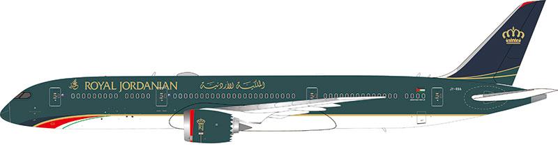 Aviation400 Royal Jordanian Boeing 787-9 Dreamliner JY-RBA (detachable gear) 1/400 Aircraft Scale Model