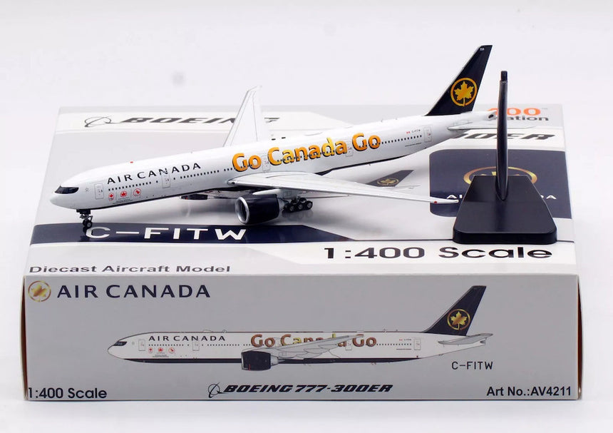 Aviation400 Air Canada Boeing 777-333ER "Go Canada Go" C-FITW 1/400 Scale