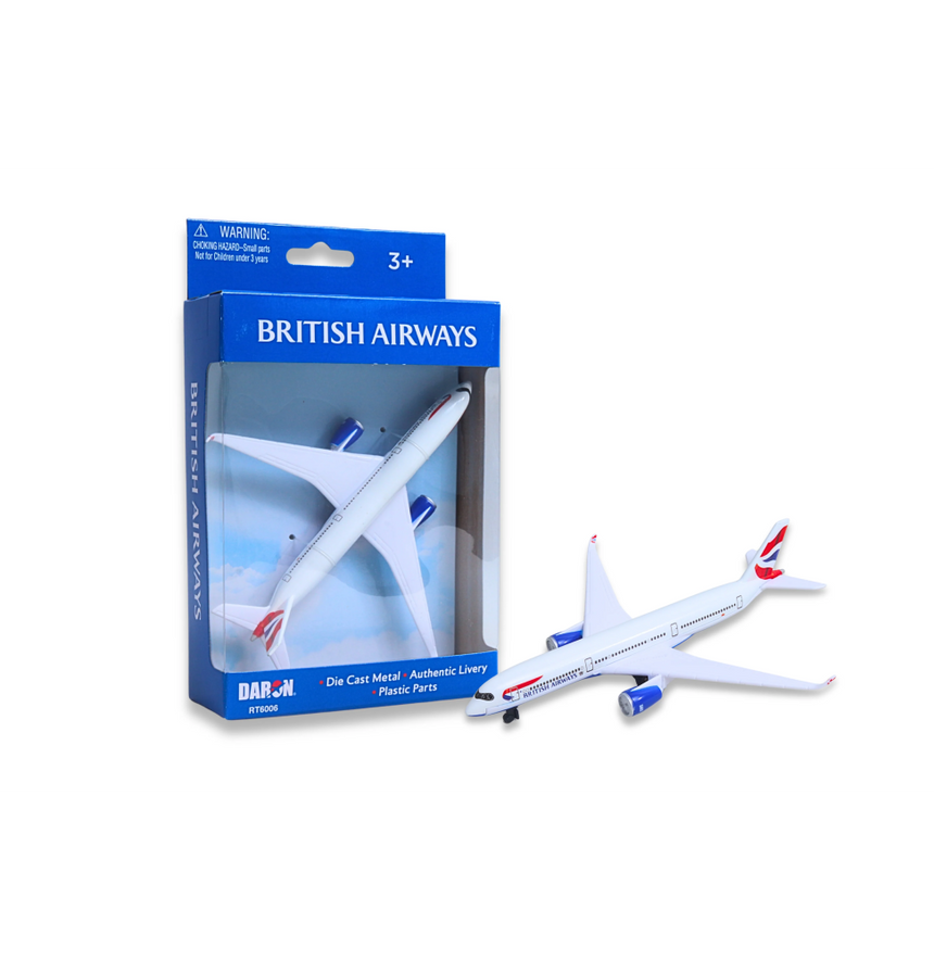 British Airways Airbus A350 Single Diecast Airplane Model Toy