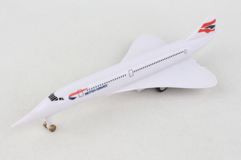 British Airways Concorde Pullback Airplane Toy