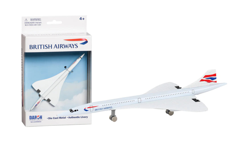 British Airways Concorde Airplane Model Toy