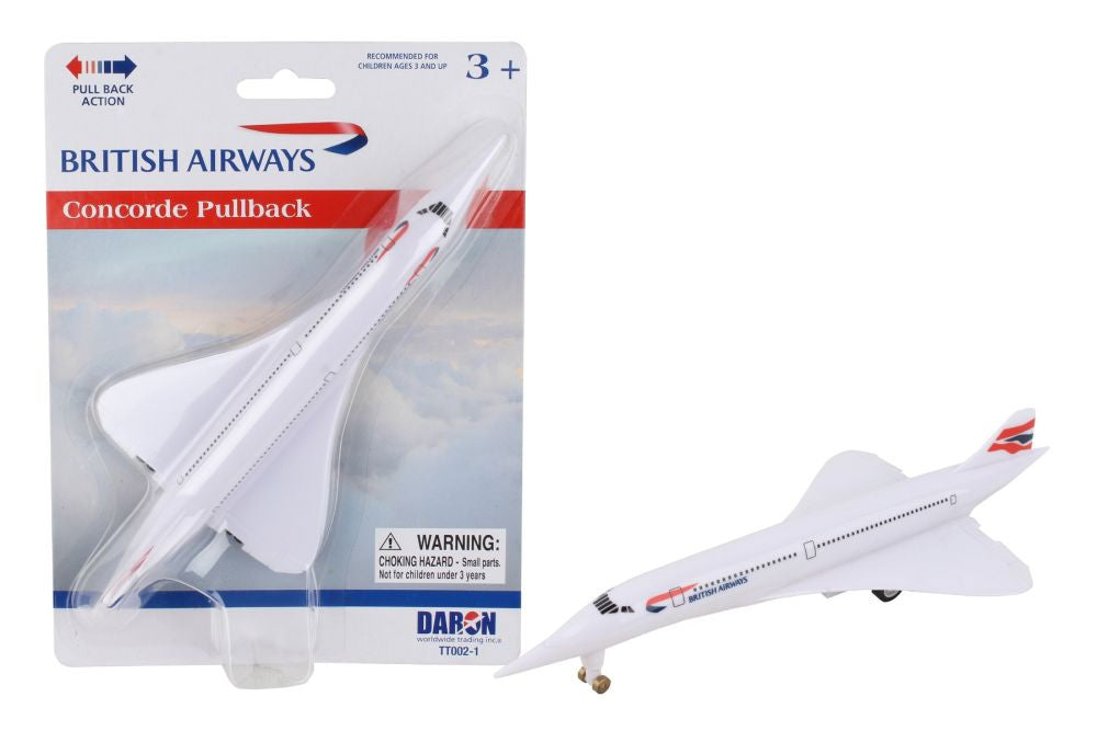British Airways Concorde Pullback Airplane Toy