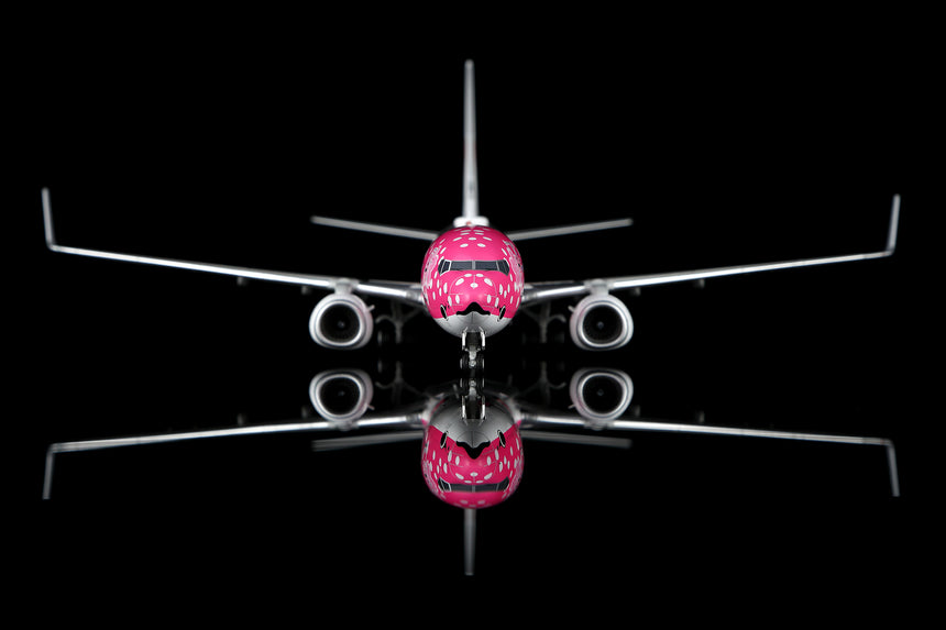 SQ Wings Japan Transocean Air Sakura Jinbei Boeing 737-800 JA06RK 1/200 Scale Model