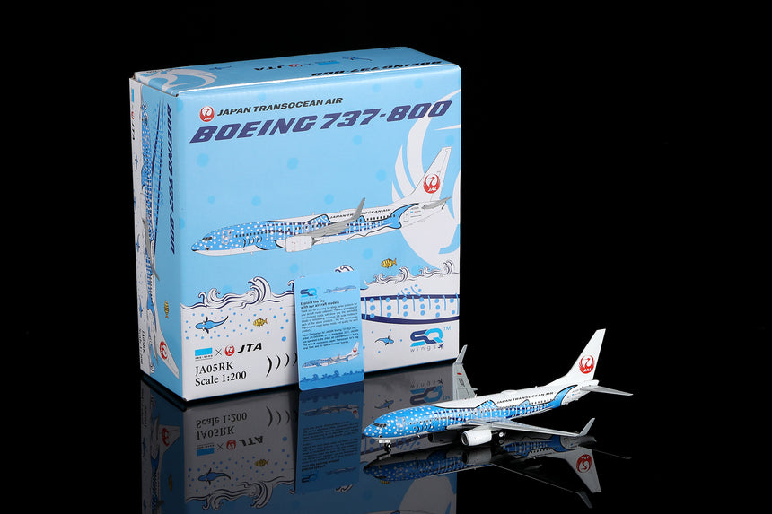 SQ Wings Japan Transocean Air Jinbei Jet Boeing 737-800 JA05RK 1/200 Scale Model