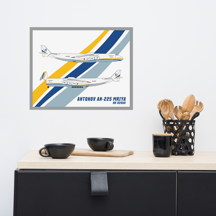 Antonov AN-225 Wall Poster Design #1