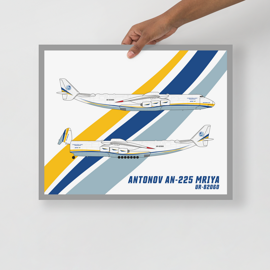 Antonov AN-225 Wall Poster Design #1