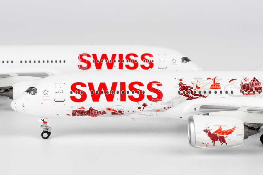 NG Models Swiss Airbus A350-900 HB-IFB (ULTIMATE) 1/400 Aircraft Scale Model