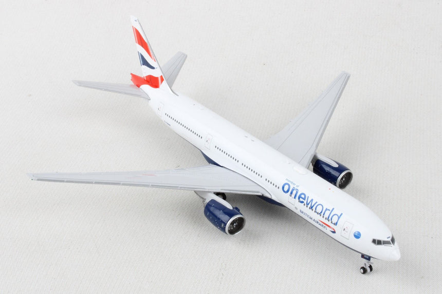 GeminiJets British Airways Boeing 777-200ER G-YMMR One World Livery 1/400 Scale