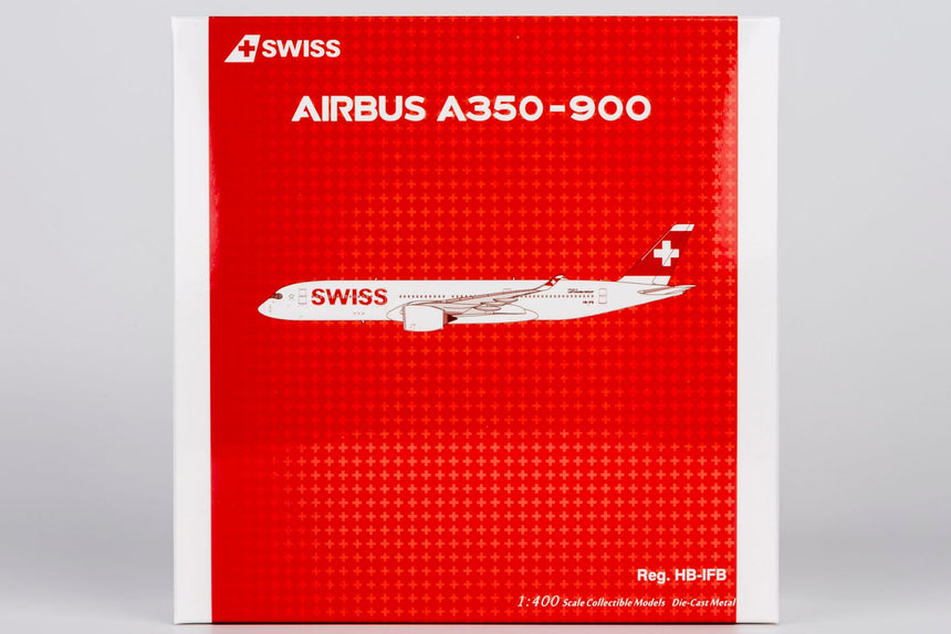 NG Models Swiss Airbus A350-900 HB-IFB 1/400 Aircraft Scale Model