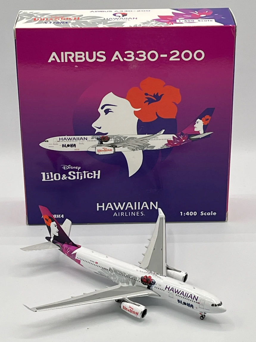 Phoenix Hawaiian Air Airbus A330-200 N378HA 1/400 Aircraft Scale Model
