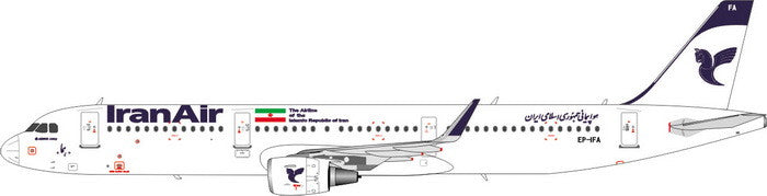 Phoenix Iran Air Airbus A321 EP-IFA 1/400 Scale