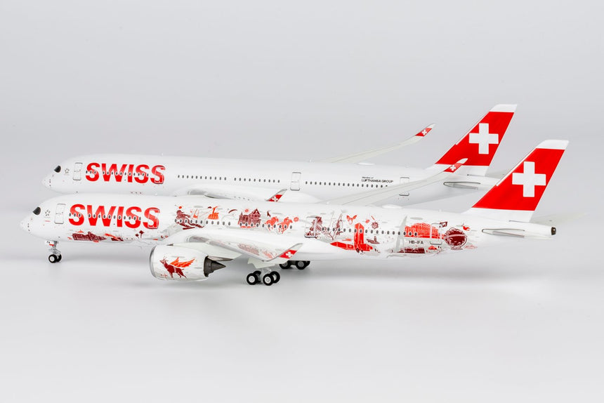 NG Models Swiss "Wanderlust" Airbus A350-900 HB-IFA (ULTIMATE) 1/400 Aircraft Scale Model