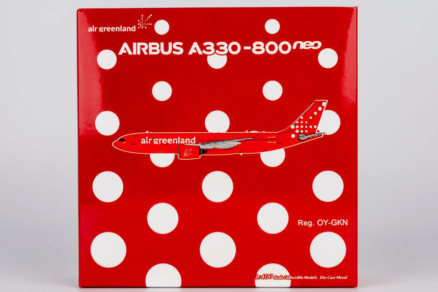 NG Models Air Greenland Airbus A330-800 OY-GKN 1/400 Aircraft Scale Model