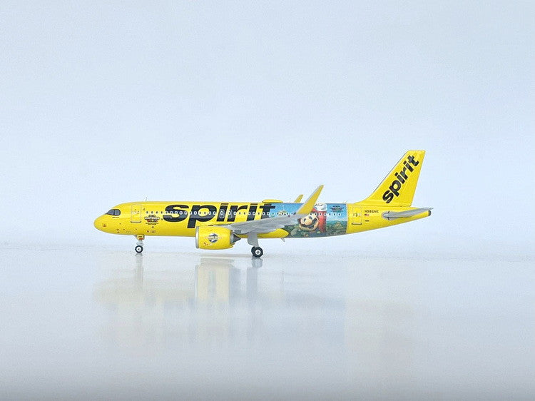 Phoenix Spirit Airlines Airbus A320Neo Nintendo Mario N986NK 1/400 Aircraft Scale Model