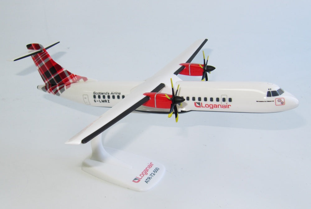 Loganair Snap-fit ATR-72 G-LMRZ 1/100 Aircraft Scale Model