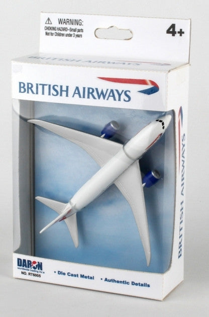 British Airways Boeing 787 Airplane Model Toy