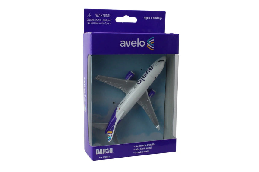 Avelo Single Diecast Toy Plane