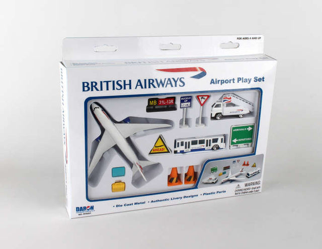 British Airways Model Airport Play Set Toy