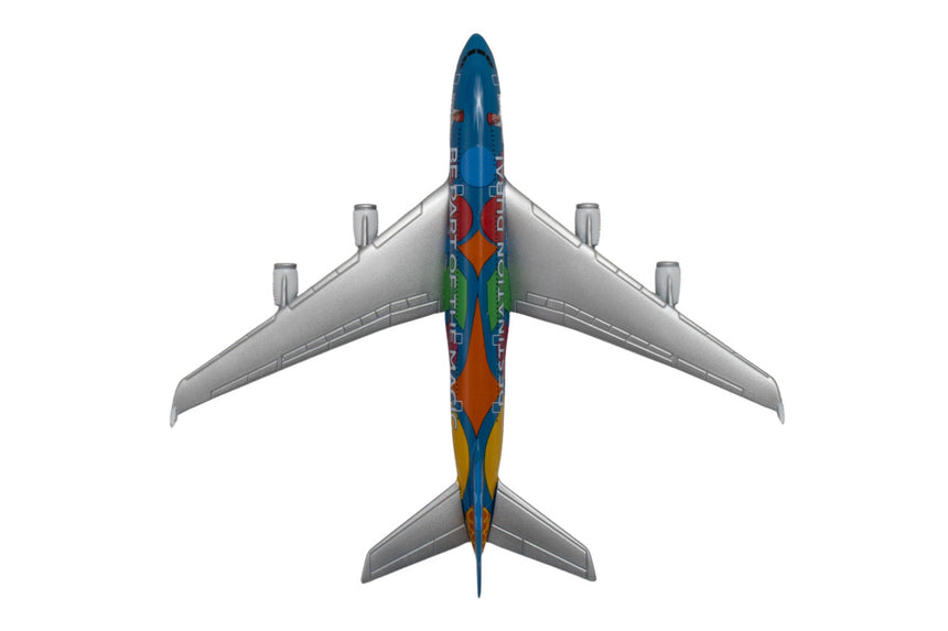 Emirates Airbus A380 Magic of Dubai Single Diecast Airplane Model Toy