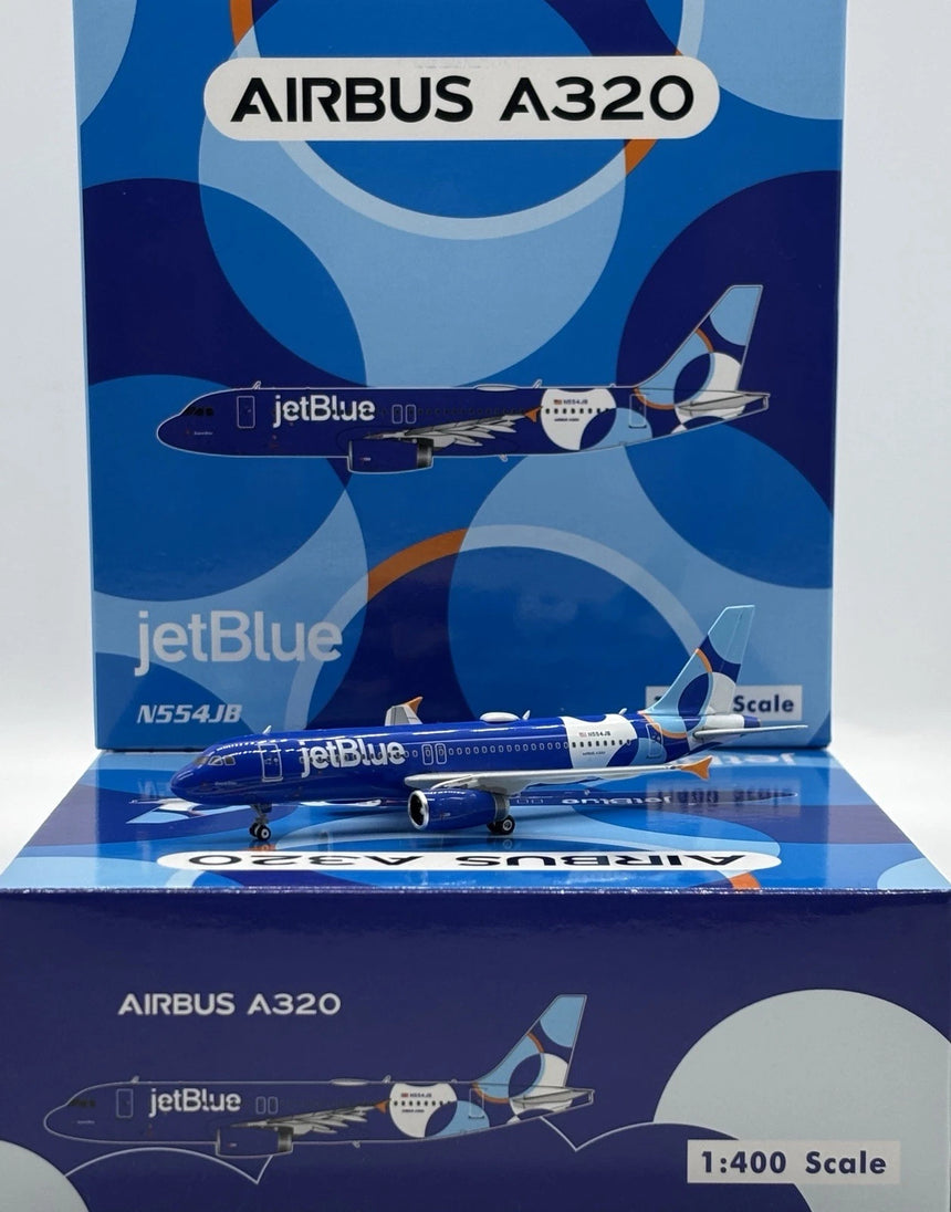 Phoenix JetBlue Airways Airbus A320 N554JB 1/400 Aircraft Scale Model