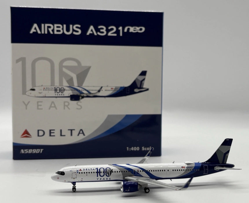 Phoenix Delta Air Lines 100th Airbus A321neo N589DT 1/400 Aircraft Scale Model