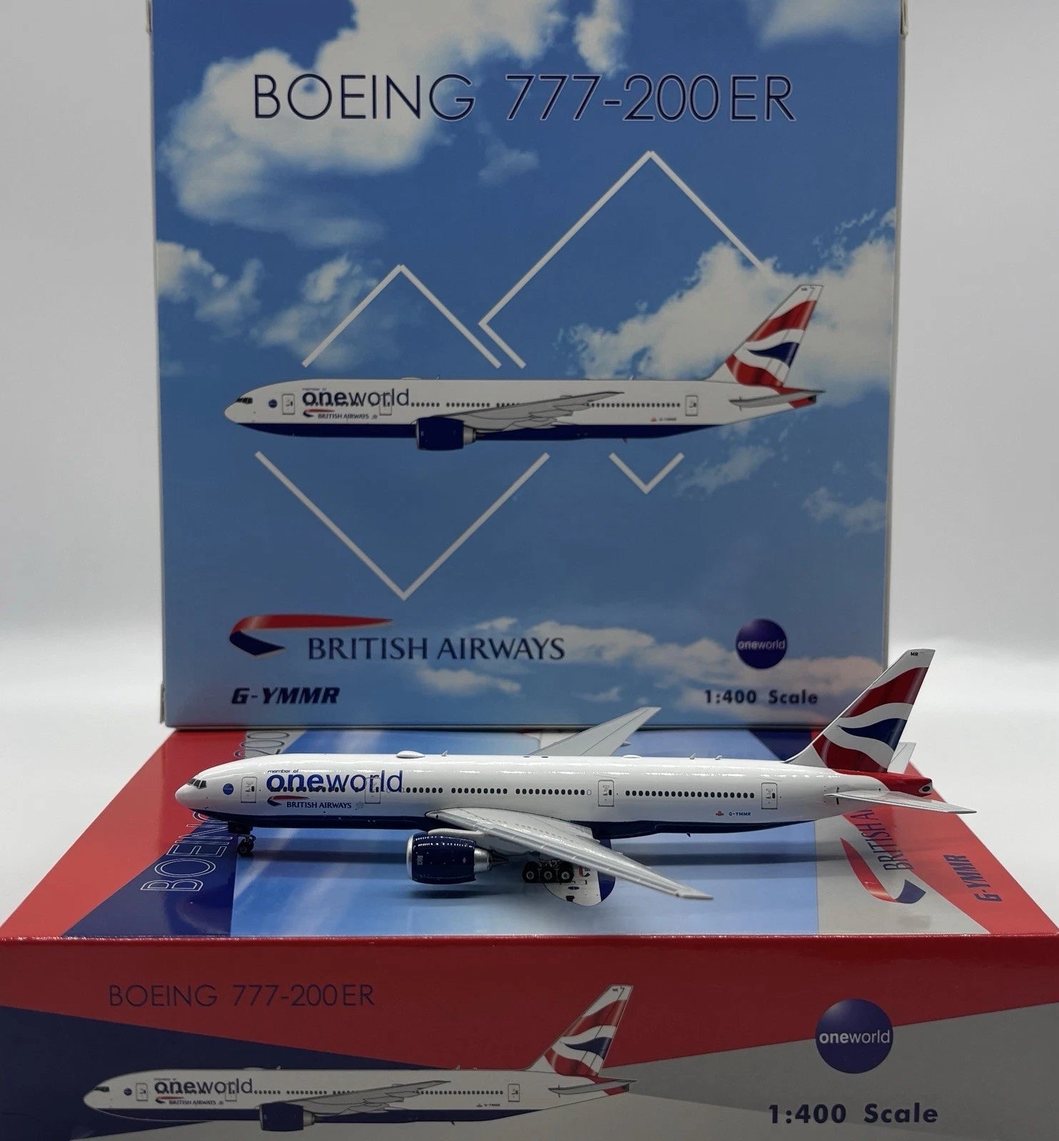 British Airways Boeing 777-200ER One World G-YMMR 1/400 Aircraft Scale Model